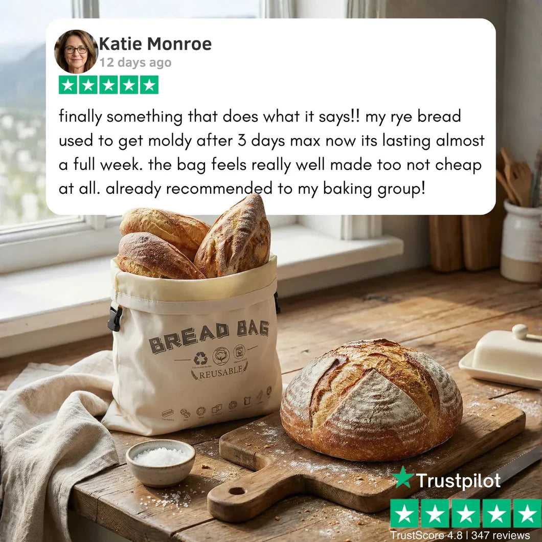 LoafGuard 100% Cotton-Beeswax Bread Bags