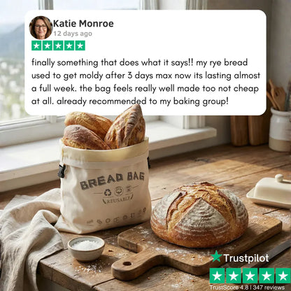 LoafGuard 100% Cotton-Beeswax Bread Bags
