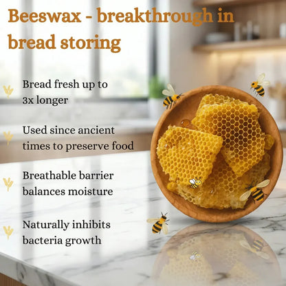 LoafGuard 100% Cotton-Beeswax Bread Bags